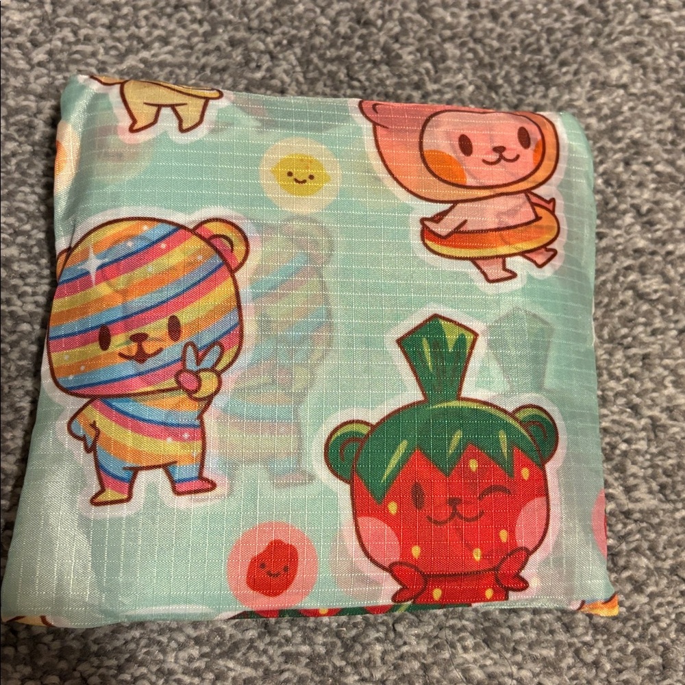 Sun Chong Company Mint Cartoon Print Foldable Tote - Picture 2 of 2